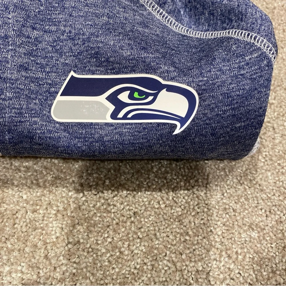 Seattle Seahawks Majestic Blue Zip Up Jacket Lightweight NFL‎ Woman’s Size S